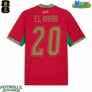Marocko Ayoub El Kaabi #20 Hemmatröja VM 2026 Kortärmad